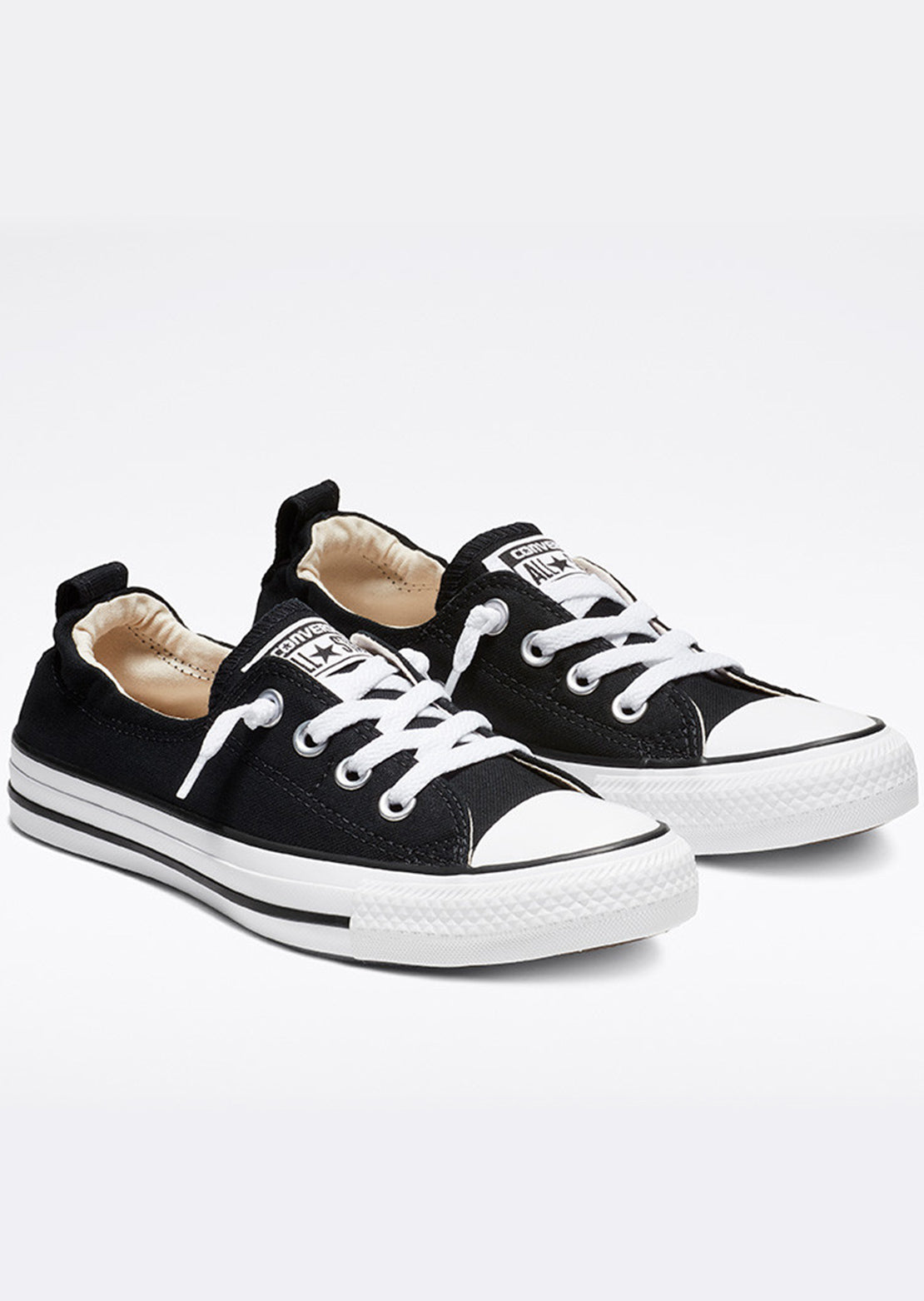 Converse Women&#39;s Chuck Taylor All Star Shoreline Slip-On Shoes Black