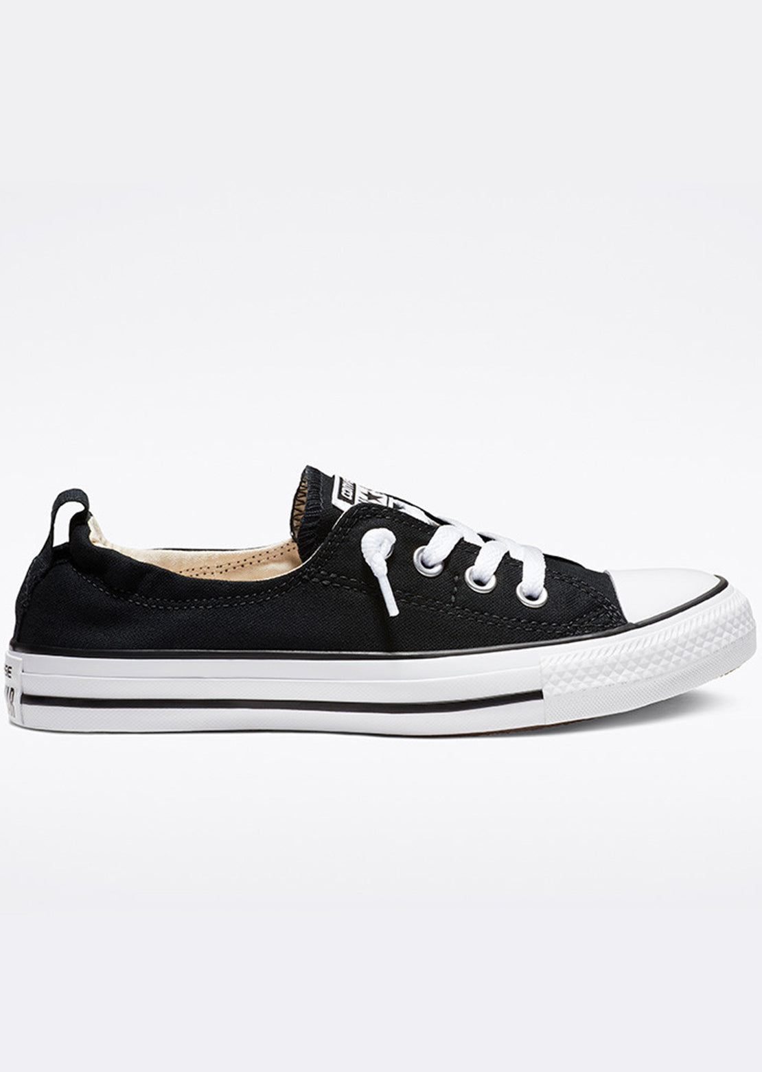 Converse Women&#39;s Chuck Taylor All Star Shoreline Slip-On Shoes Black