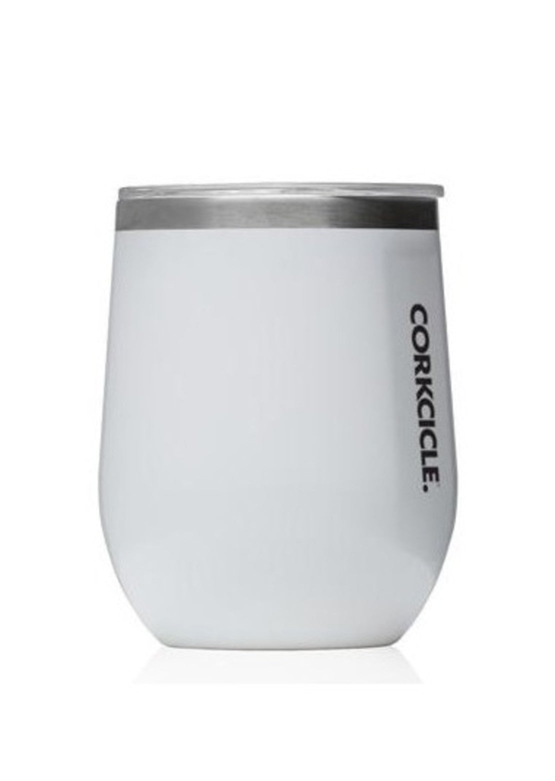 Corkcicle 12 oz Stemless Wine Cup White