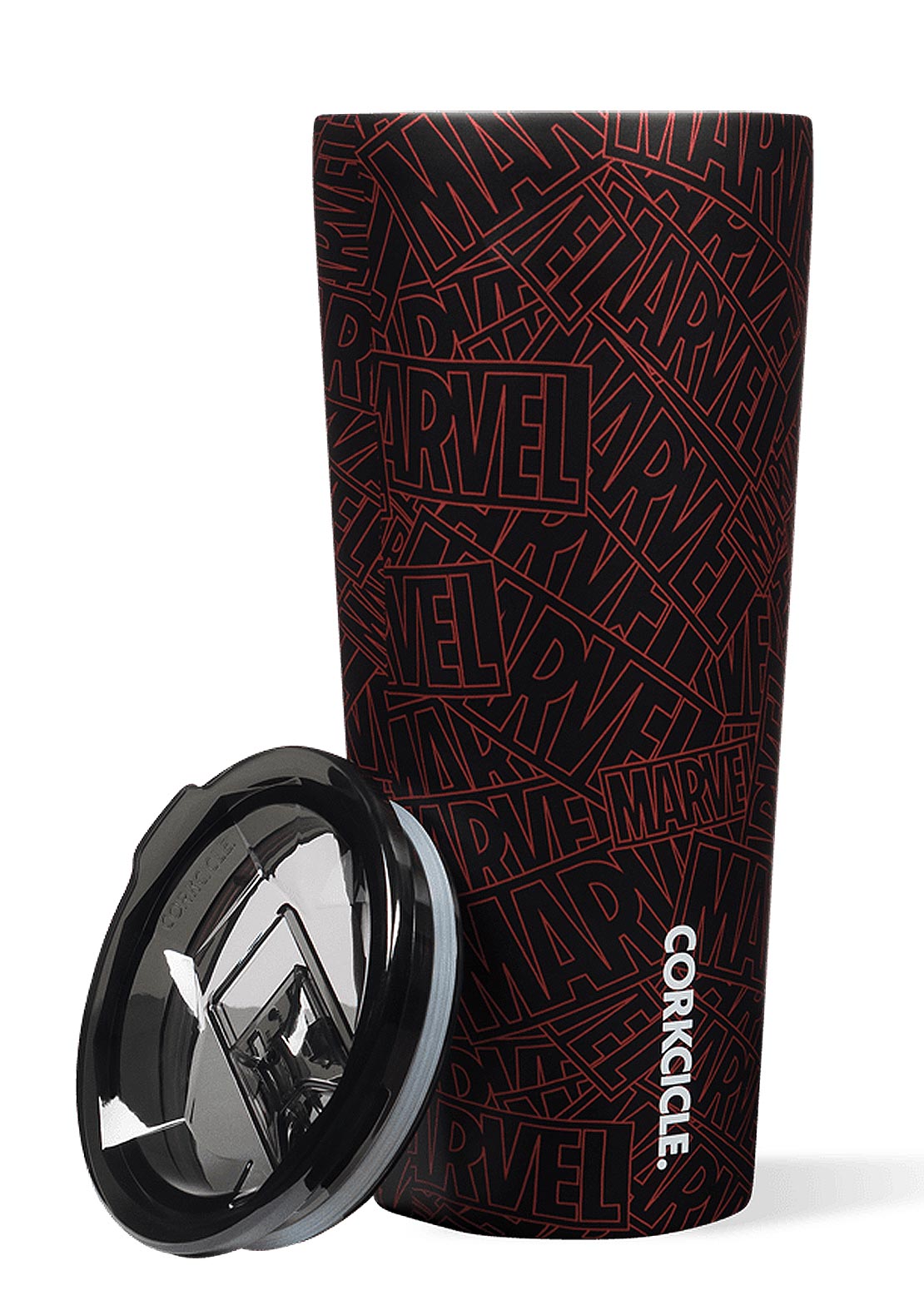 Corkcicle X Marvel 24 Oz Tumbler Marvel Logo