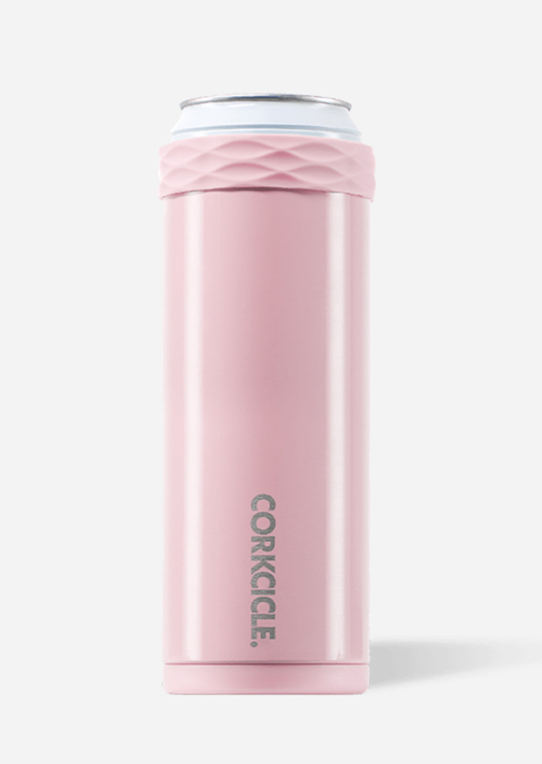 Corkcicle Slim Arctican Can Cooler Gloss Rose Quartz