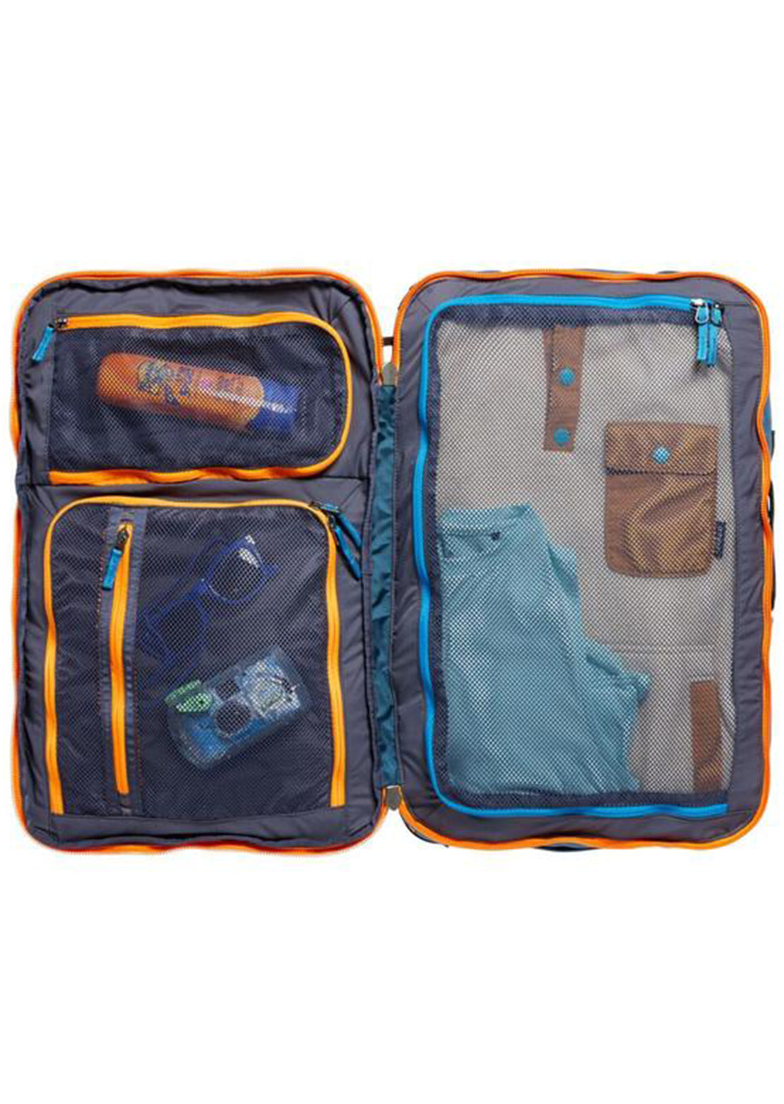 Cotopaxi Allpa 42L Travel Pack Indigo Opened