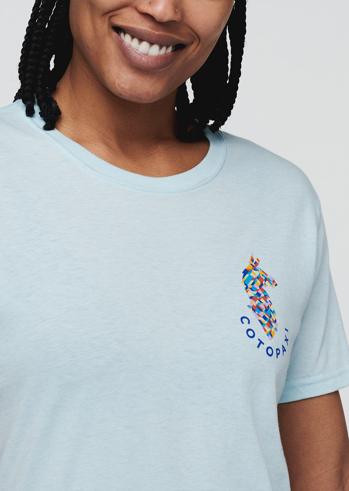 Cotopaxi Women&#39;s Llama Lover T-Shirt Ice