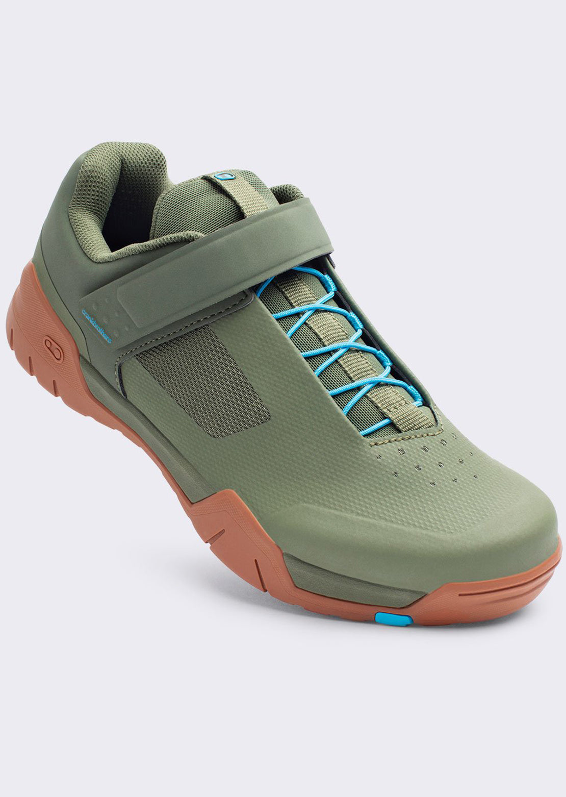 Crank Brothers Mallet E Speedlace Clip Mountain Bike Shoes Green/Blue/Gum MES05443A