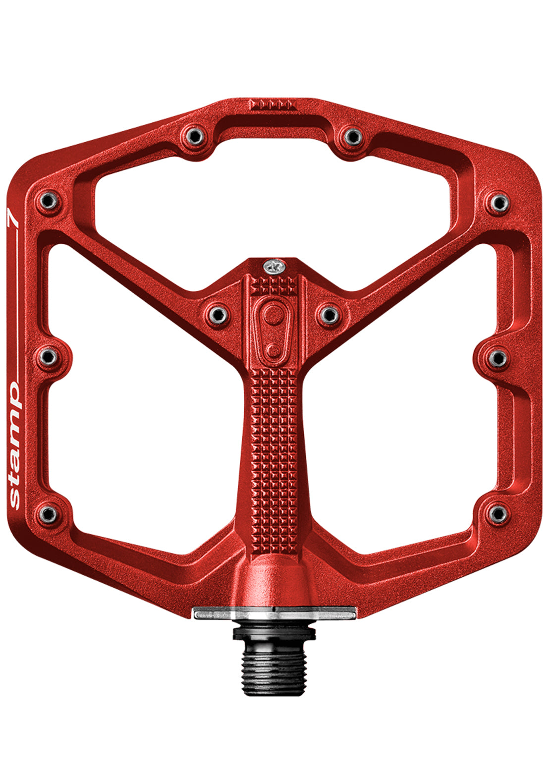 Crank Brothers Stamp 7 Large Mountain Bike Pedals Red