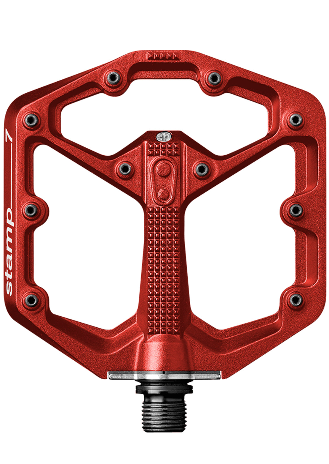 Crank Brothers Stamp 7 Small Mountain Bike Pedals Red
