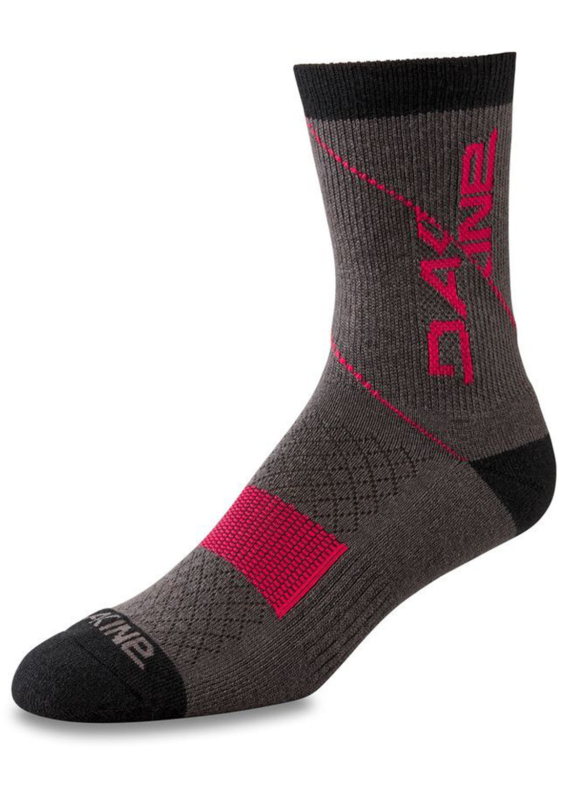 Dakine Berm Crew Socks Grey/Red