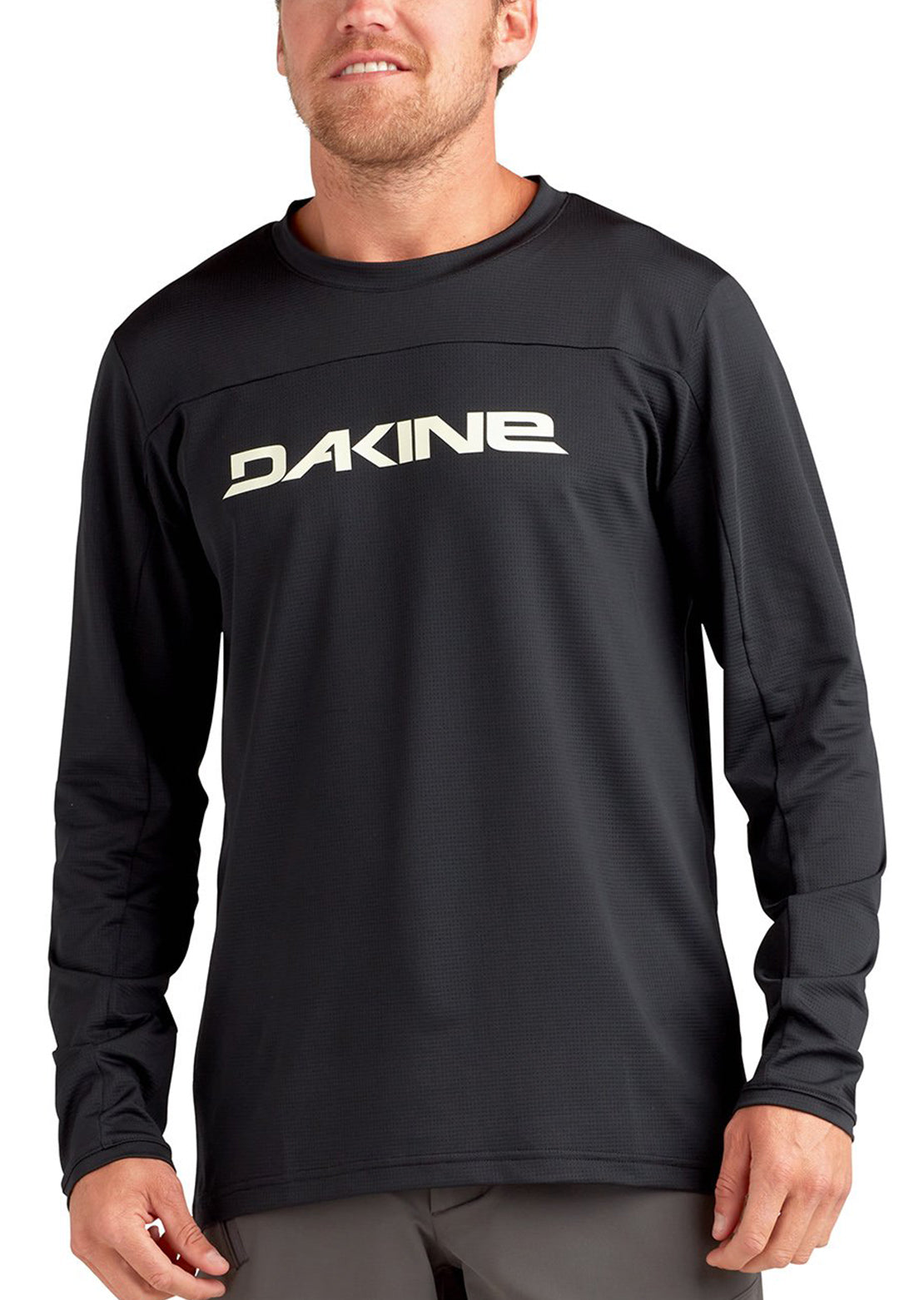 Dakine Men&#39;s Syncline Longsleeve Bike Jersey Black