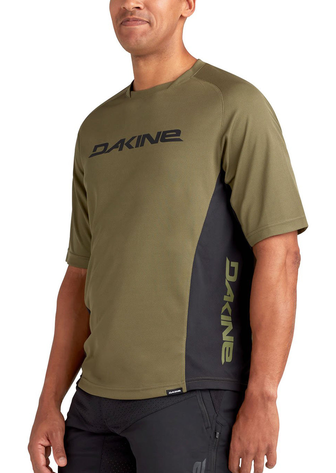Dakine Men&#39;s Thrillium Shortsleeve Bike Jersey Olive