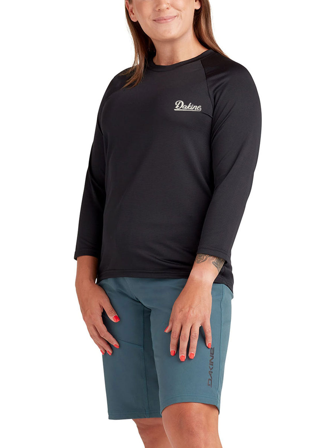Dakine Women's Syncline 3/4 Bike Jersey Black