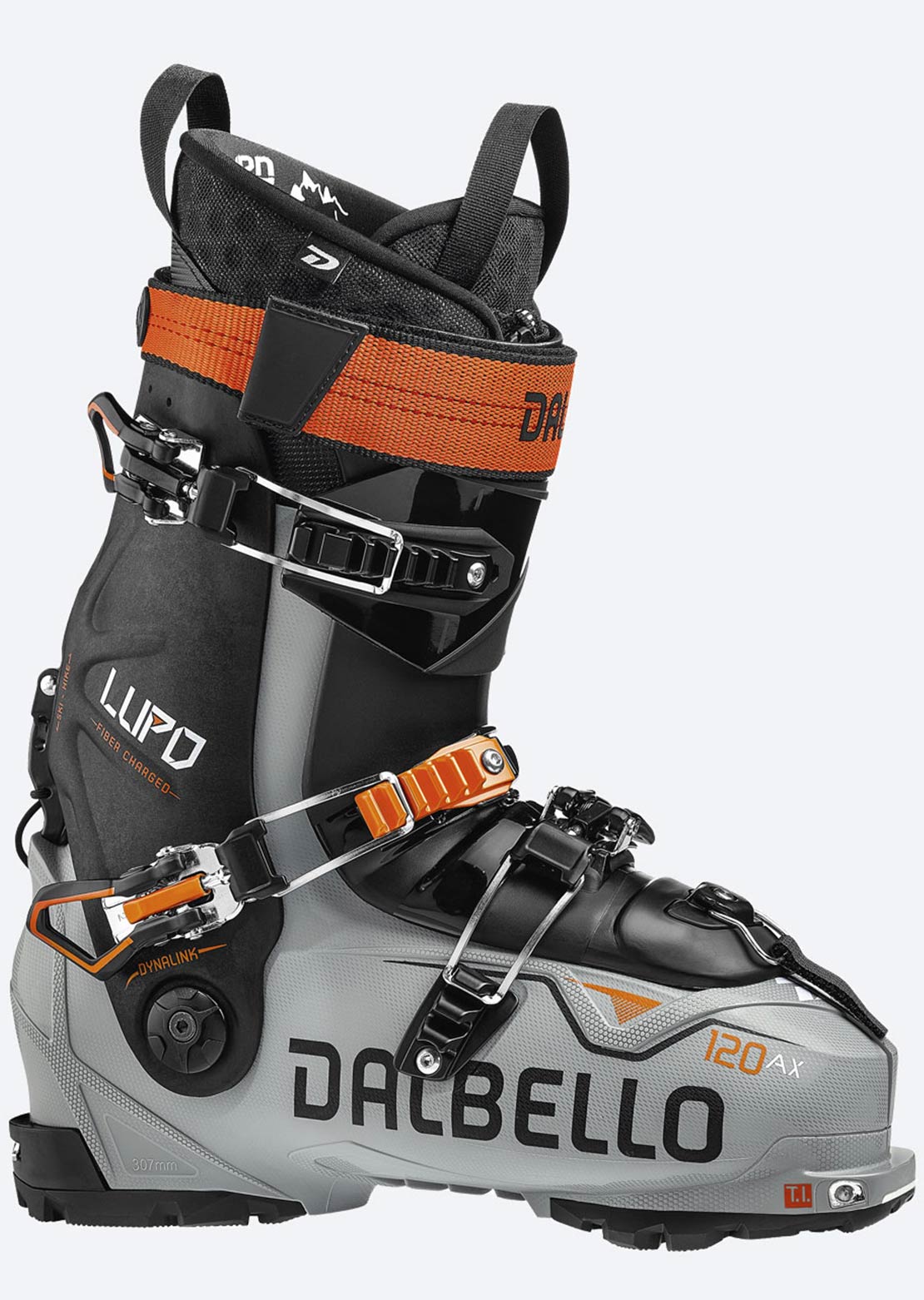 Dalbello Men&#39;s Lupo AX 120 Ski Boots Grey/Black