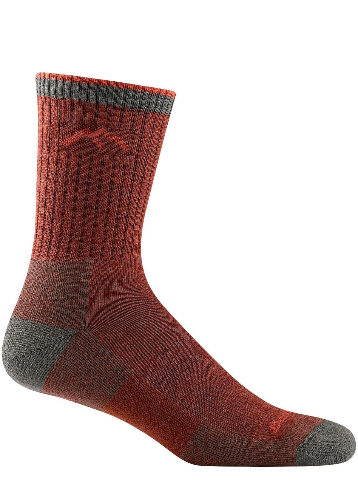 Darn Tough Men&#39;s Hiker Micro Crew Socks Chestnut