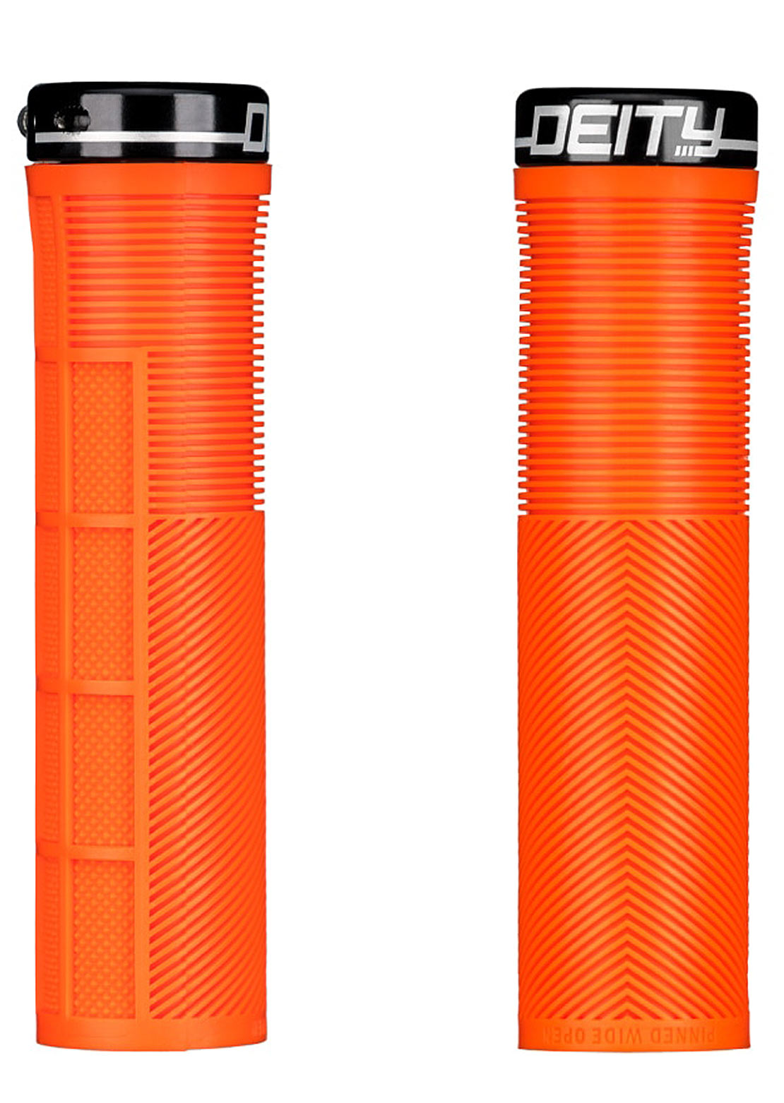 Deity Knuckleduster Grips - 132mm Orange
