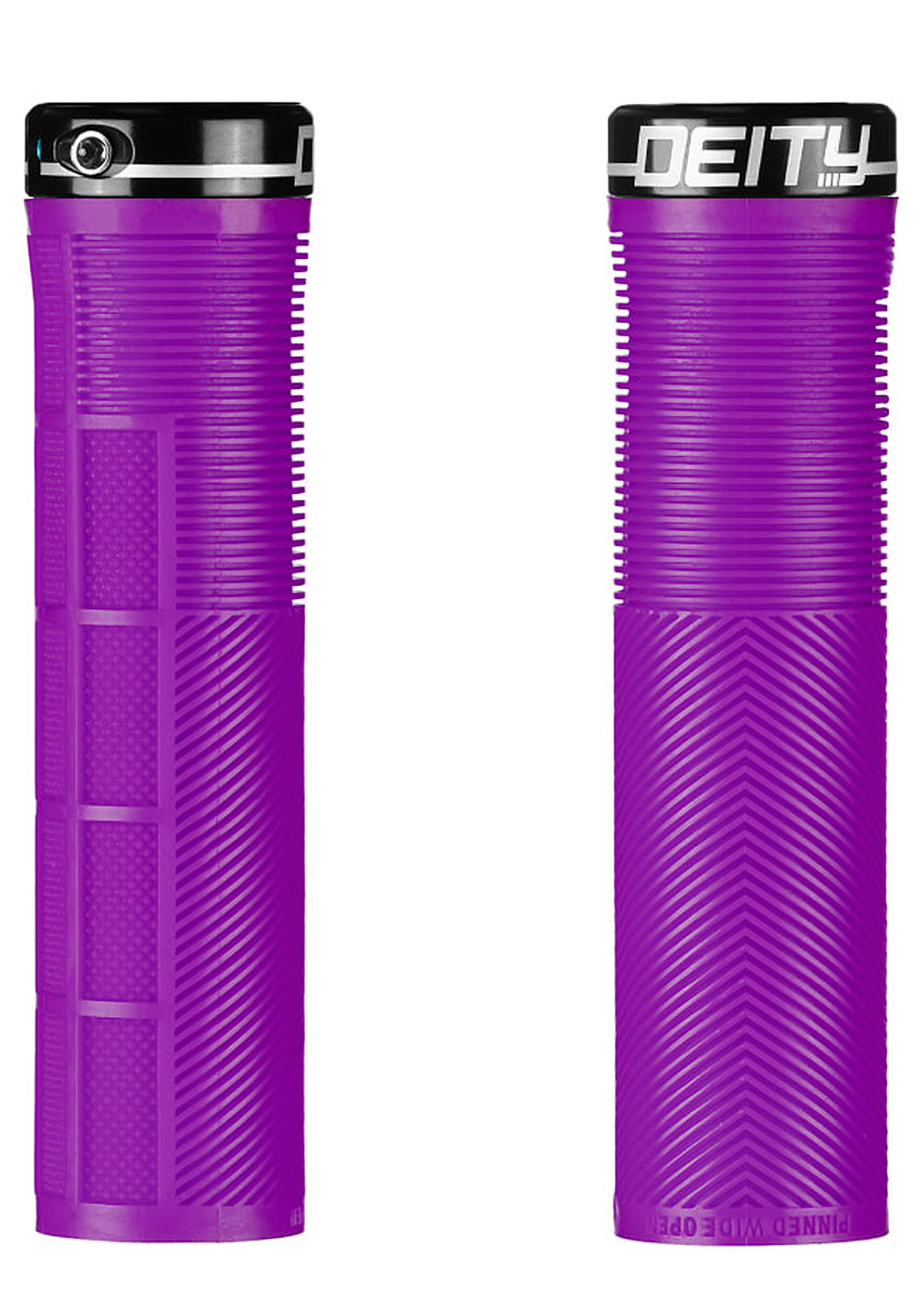 Deity Knuckleduster Grips - 132mm Purple