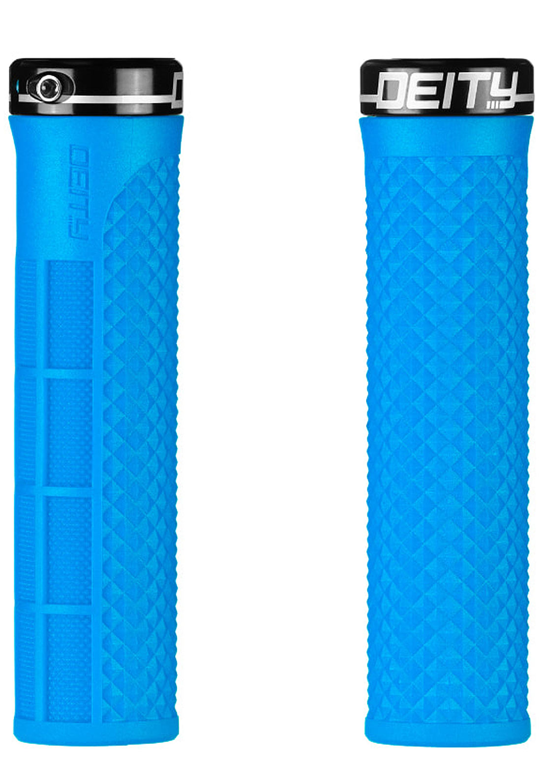 Deity LockJaw Grips - 132mm Blue