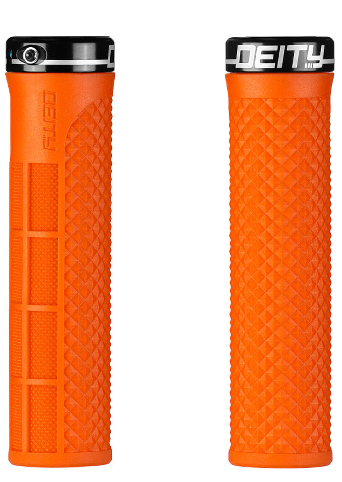 Deity LockJaw Grips - 132mm Orange