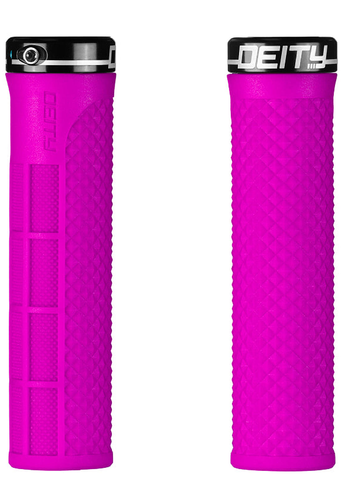 Deity LockJaw Grips - 132mm Pink