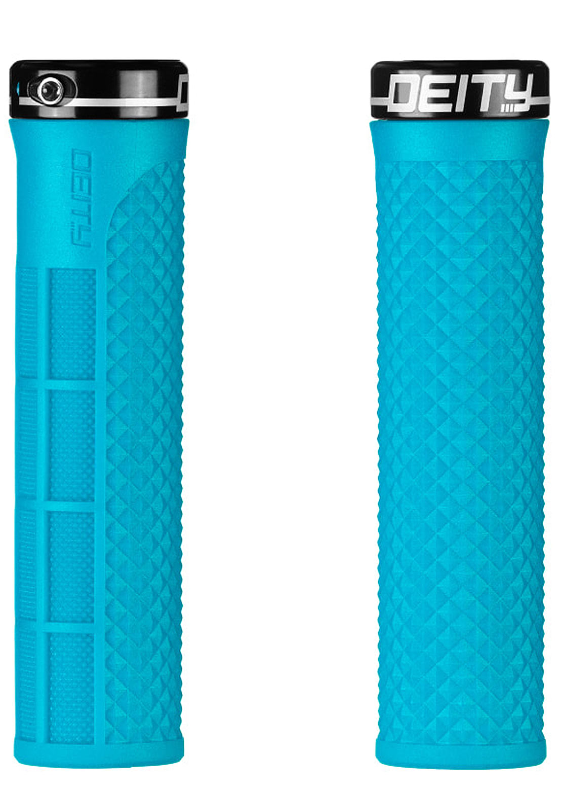 Deity LockJaw Grips - 132mm Turquoise
