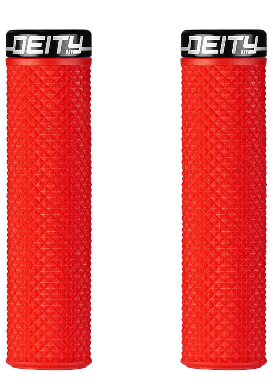 Deity Supracush 133mm Grips - Pair Red