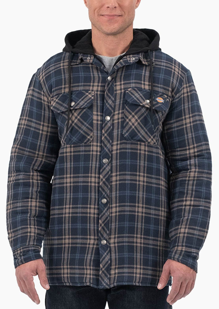 Long Sleeve Flannel-Lined Duck Shirt