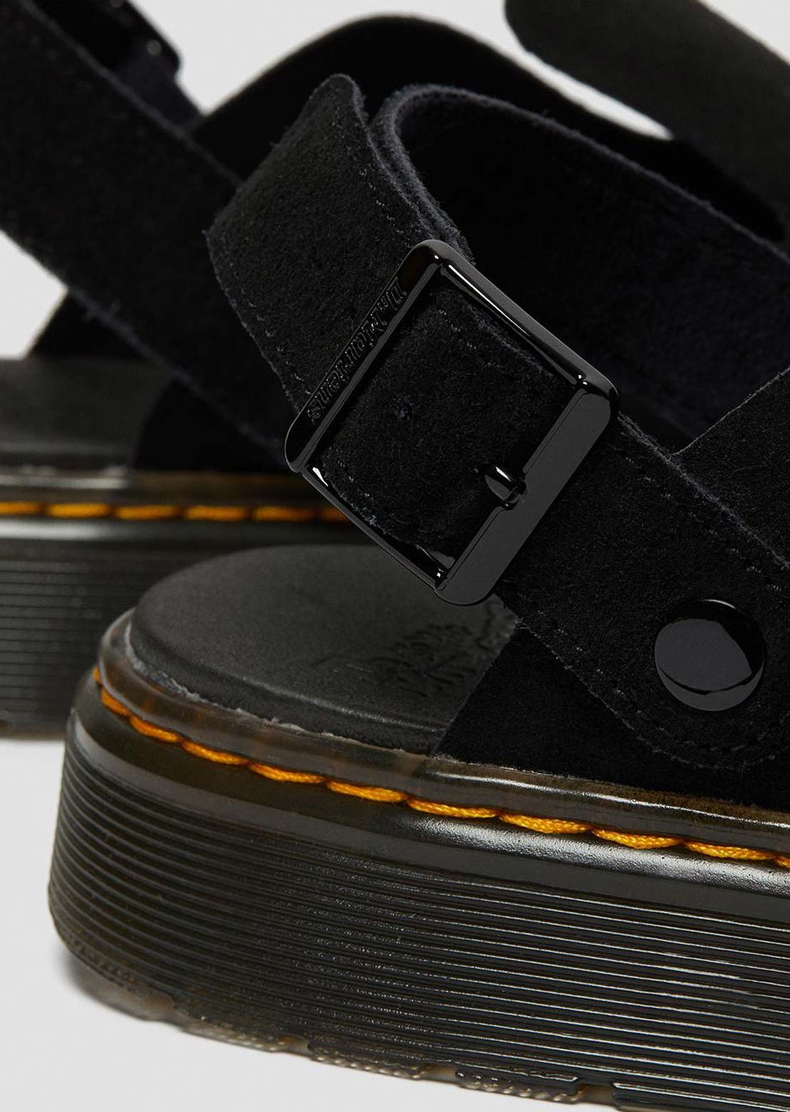 Dr. Martens Carlson EH Suede Sandals Black