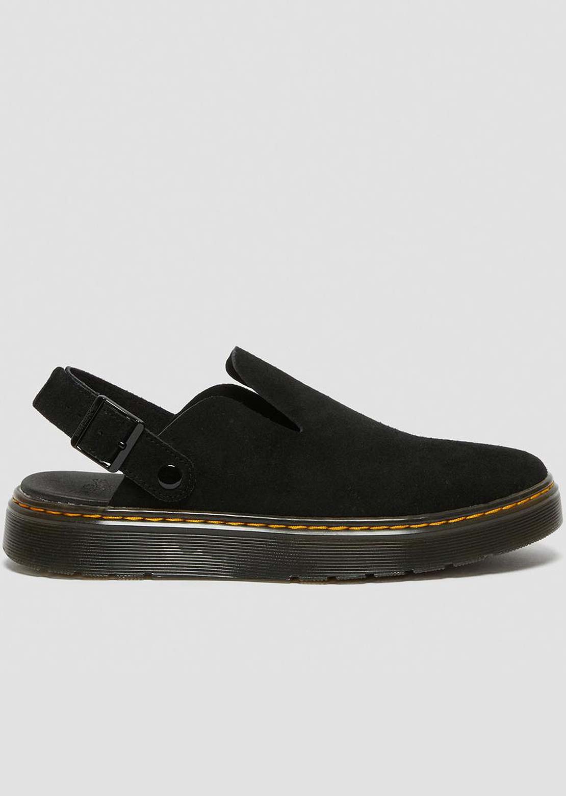 Dr. Martens Carlson EH Suede Sandals Black