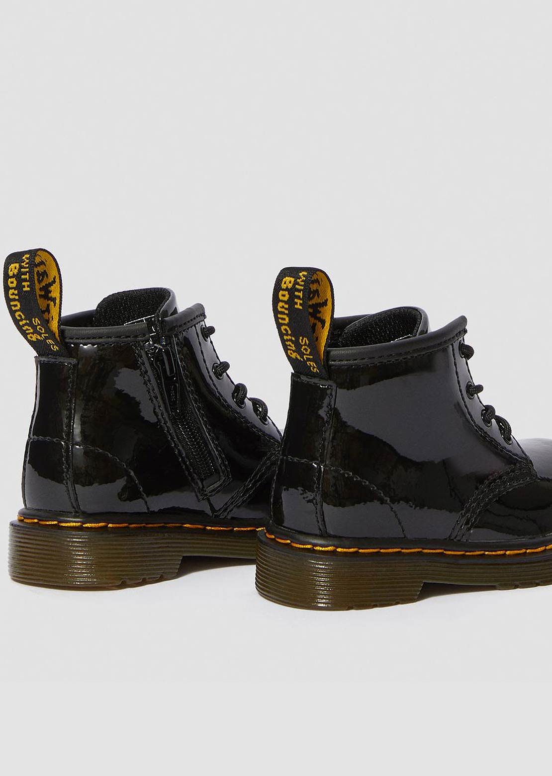 Dr.Martens Toddler 1460 Patent Lamper Boots Black