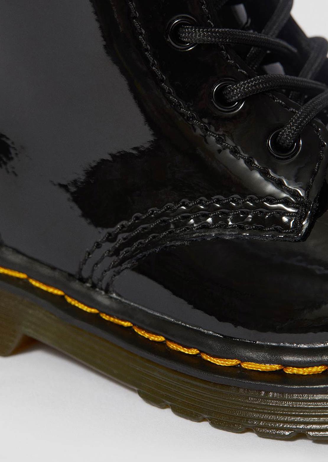 Dr.Martens Toddler 1460 Patent Lamper Boots Black
