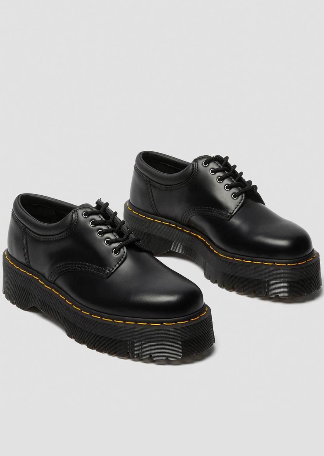 Dr.Martens Women's 8053 Quad Polished Smooth Shoes Black