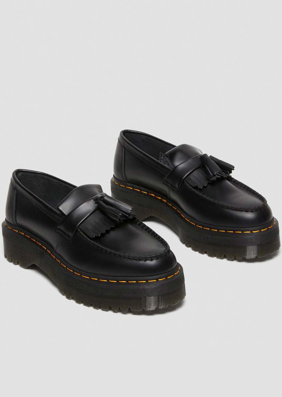 Dr.Martens Women's Adrian Quad Smooth Shoes Black