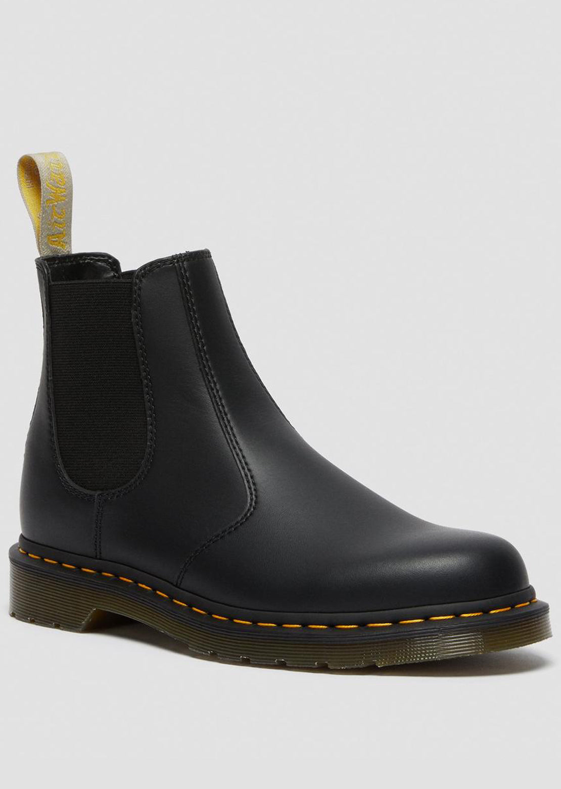 Dr. Martens Women&#39;s Vegan 2976 Felix Chelsea Boots Black Felix Rub Off 21456001