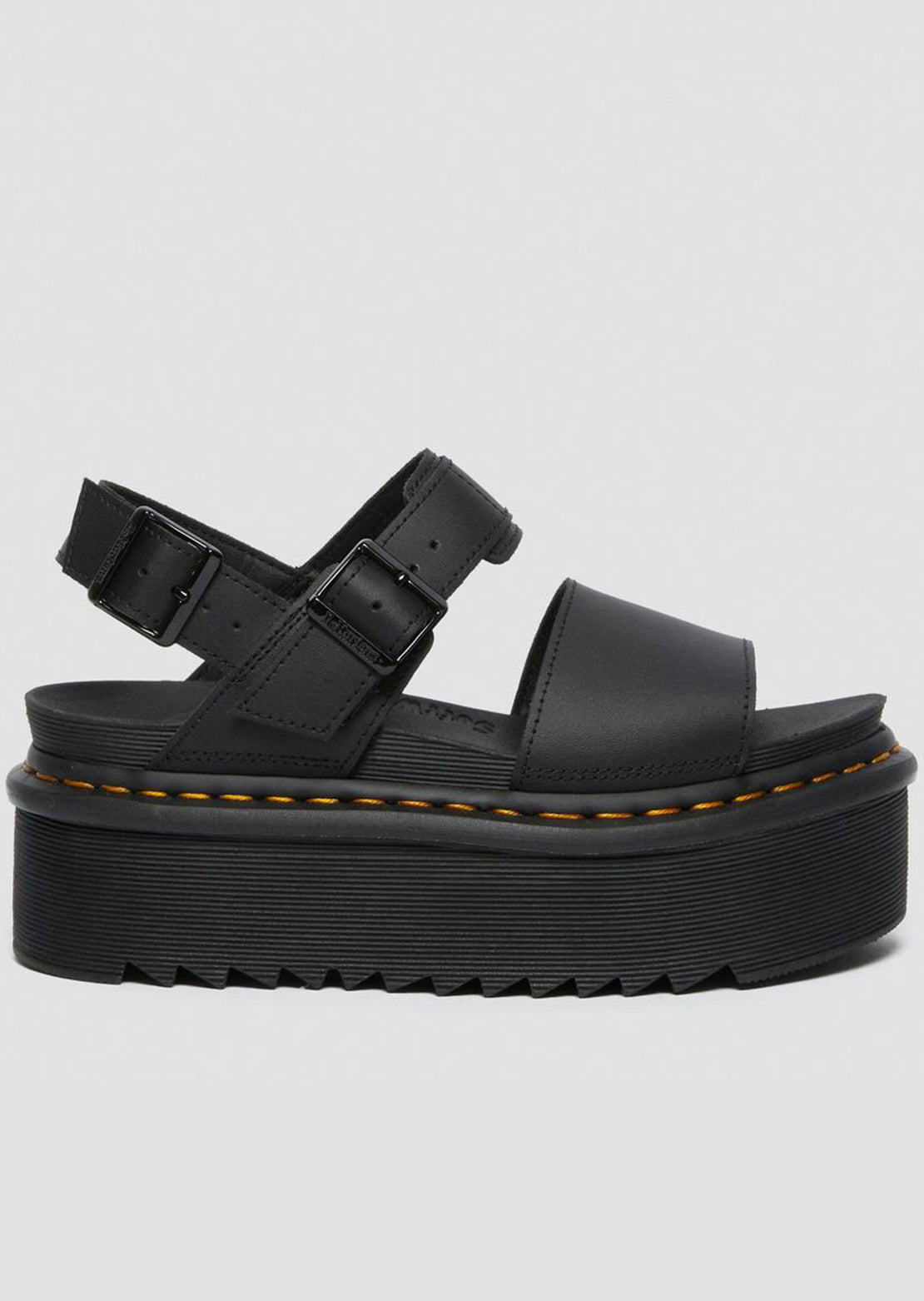 Dr.Martens Women&#39;s Voss Quad Sandals Hydro Black
