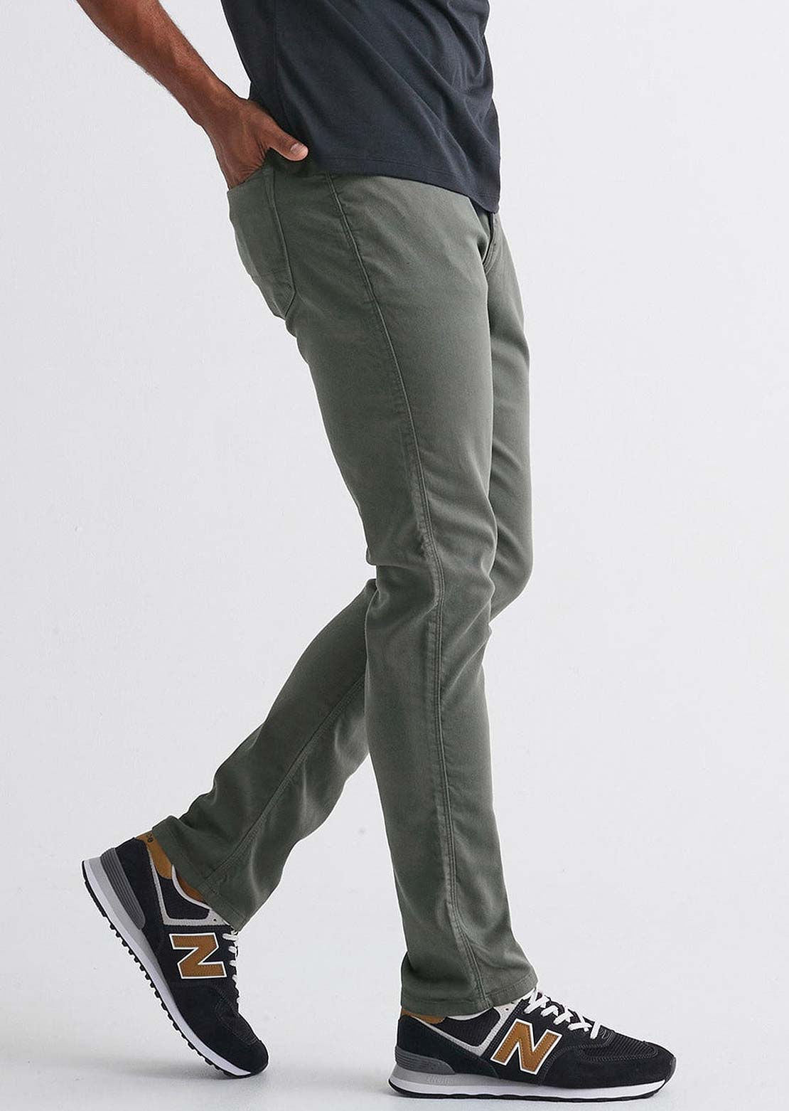 Duer Men's No Sweat Relaxed Taper Pants Gull