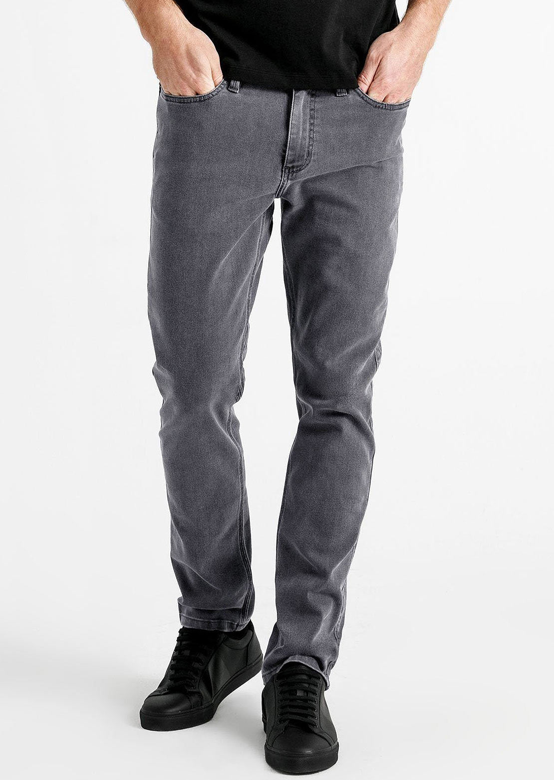 DUER Men&#39;s Performance Slim Denim Aged Grey