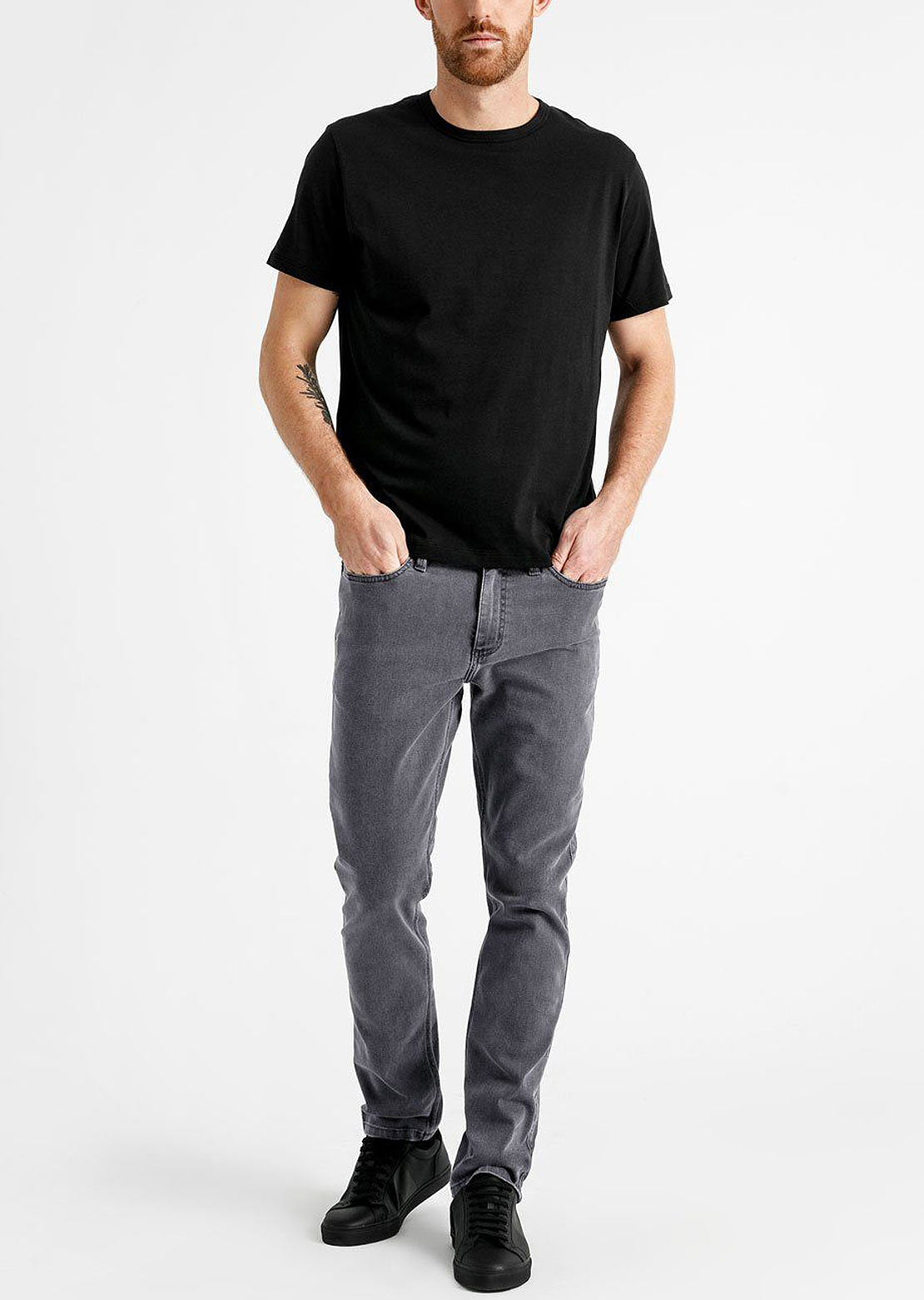 DUER Men&#39;s Performance Slim Denim Aged Grey