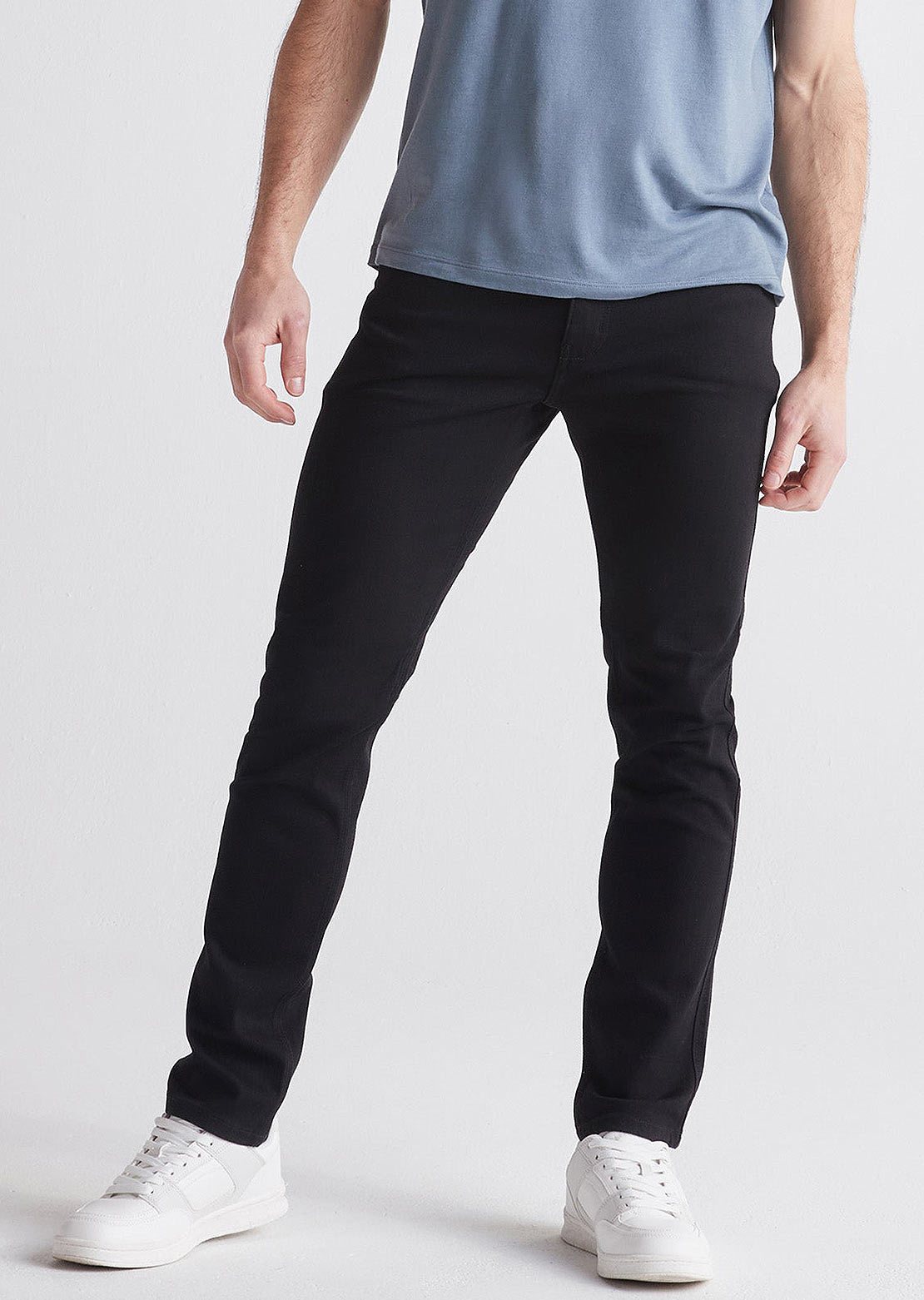 DUER Men&#39;s Performance Slim Denim Black