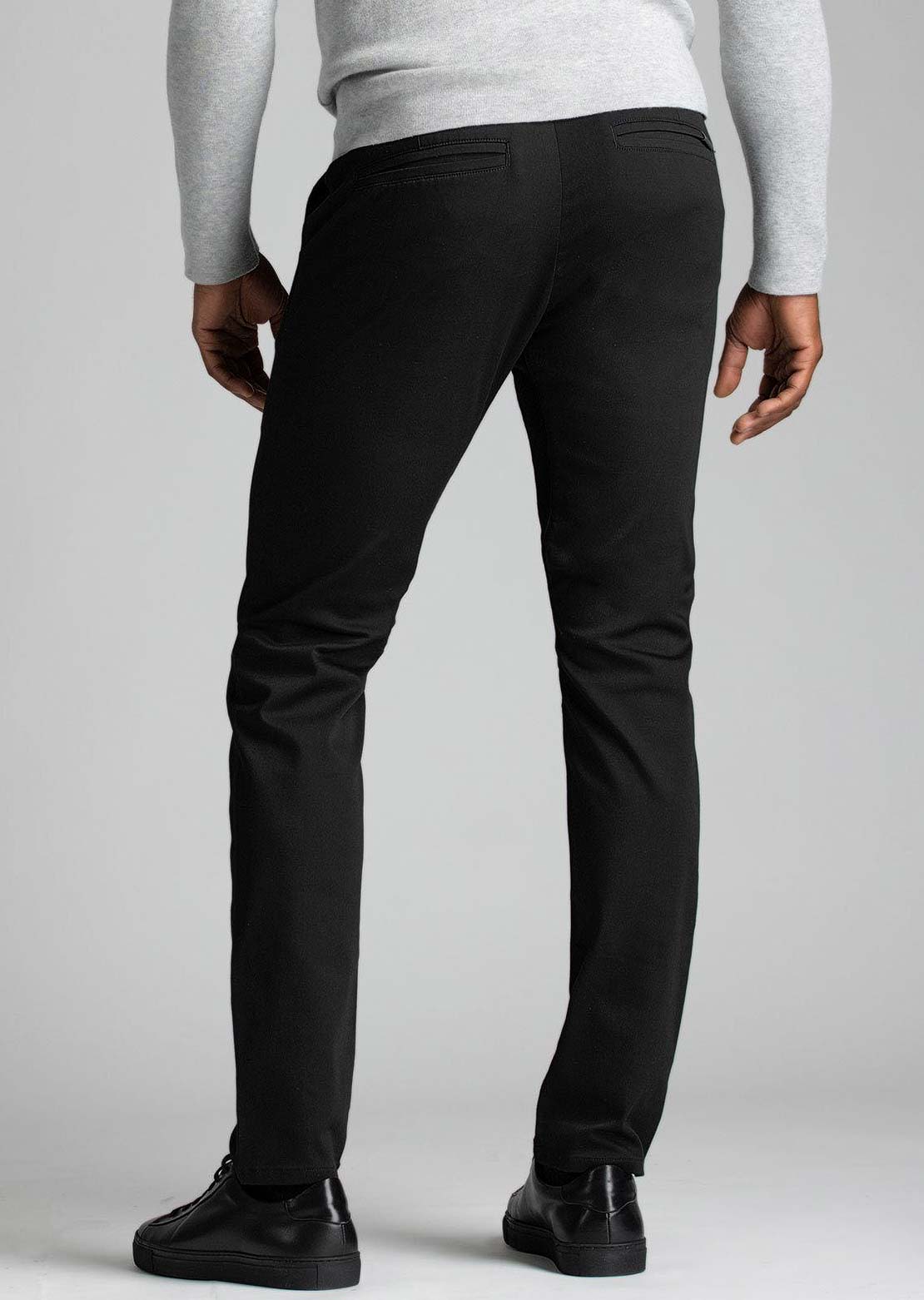 DUER Men&#39;s Smart Stretch Slim Trousers Black