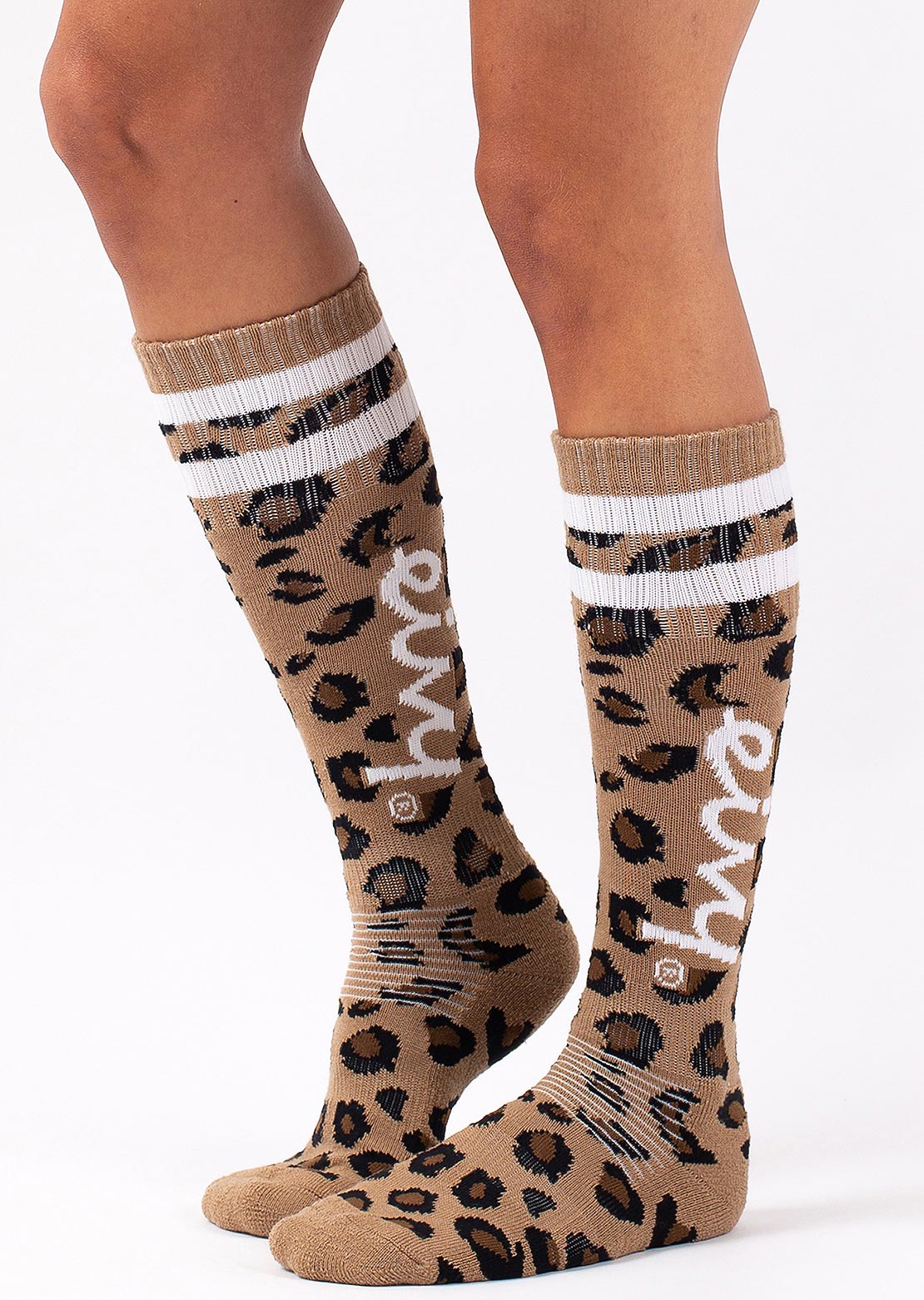 Eivy women&#39;s Cheerleader Wool Winter Socks Leopard