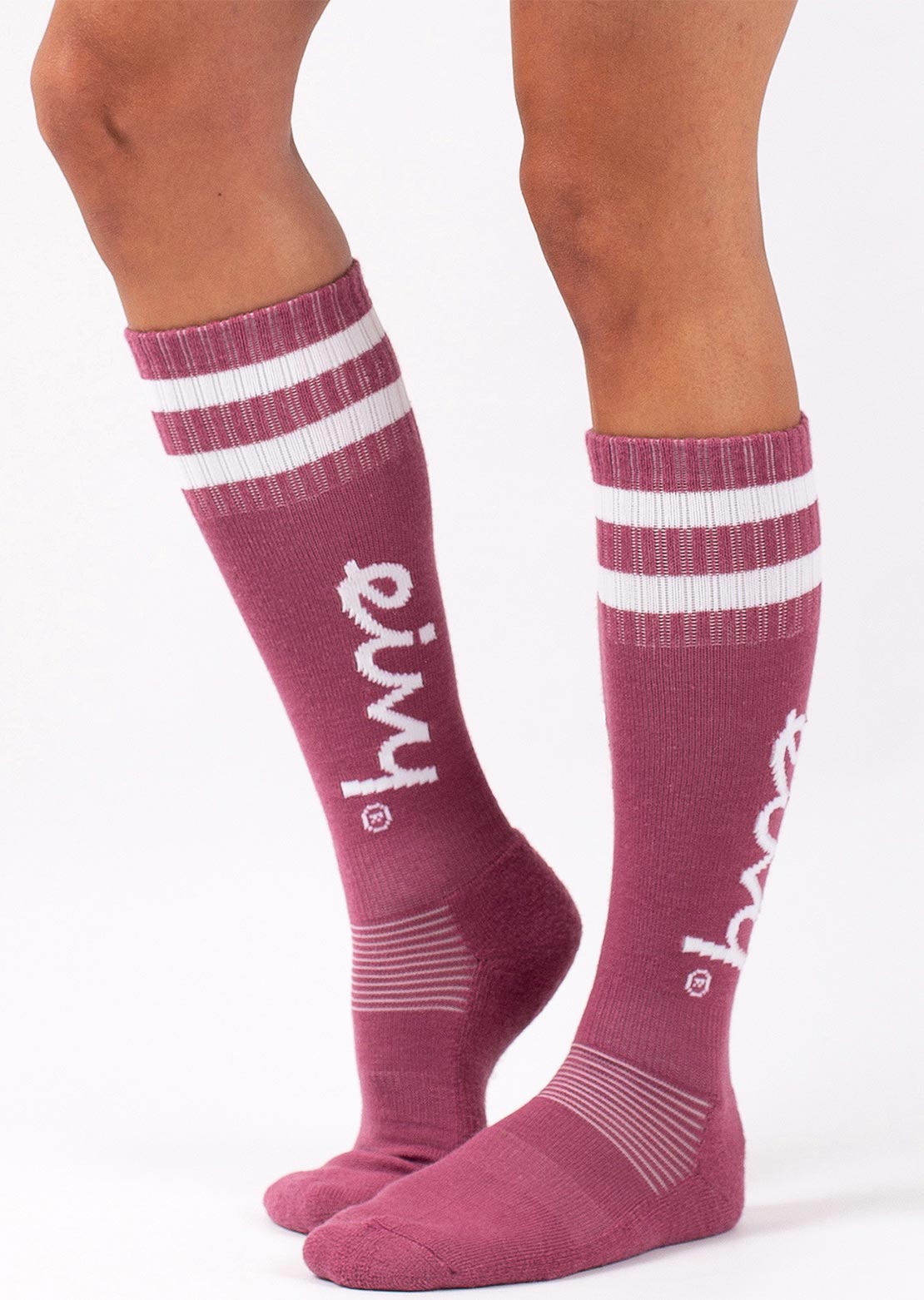 Eivy women&#39;s Cheerleader Wool Winter Socks Raspberry