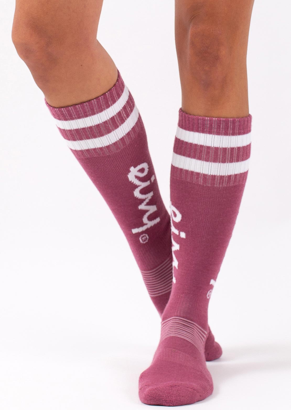 Eivy women&#39;s Cheerleader Wool Winter Socks Raspberry