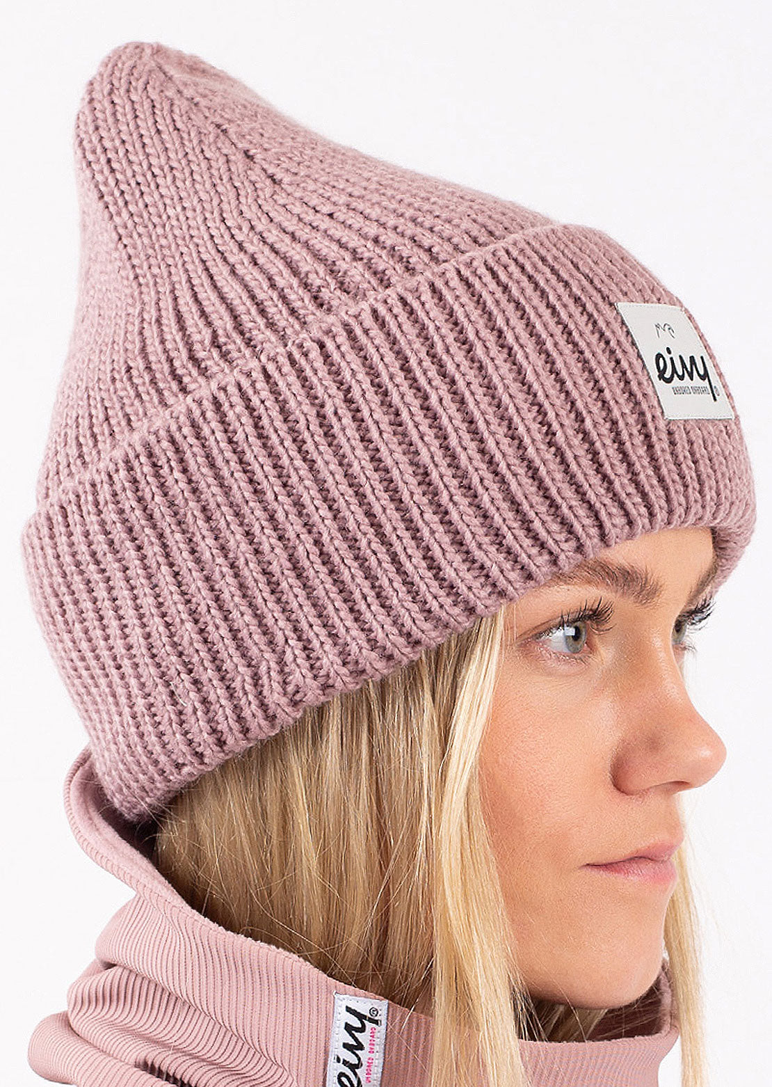 Eivy Women's Easter Rib Wool Beanie Faded Woodrose