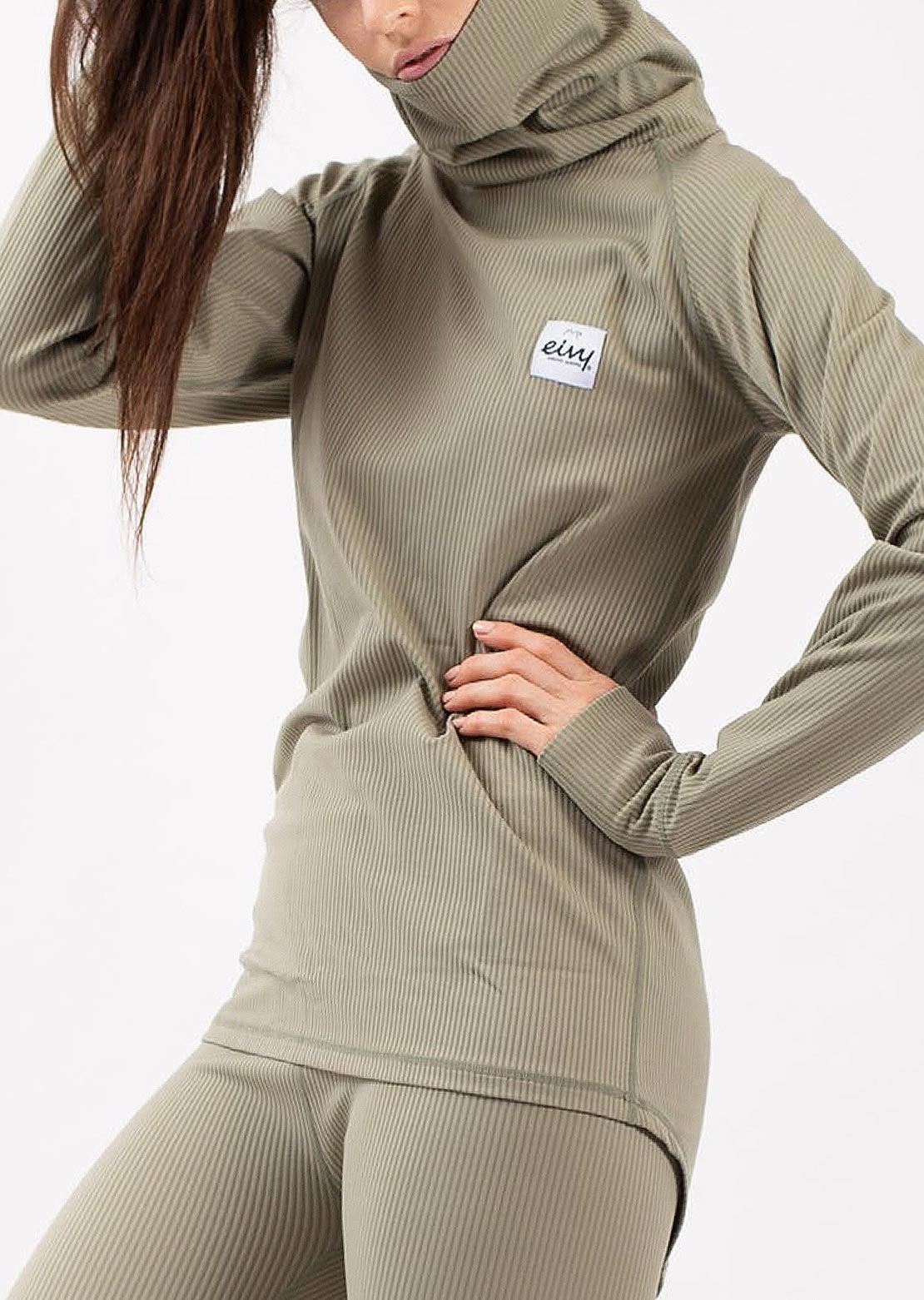 Eivy Women&#39;s Icecold Rib Base Layer Top Faded Oak