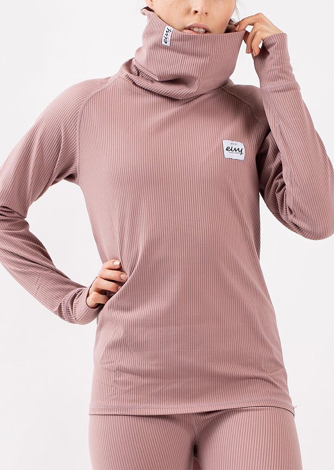 Eivy Women&#39;s Icecold Rib Base Layer Top Faded Woodrose