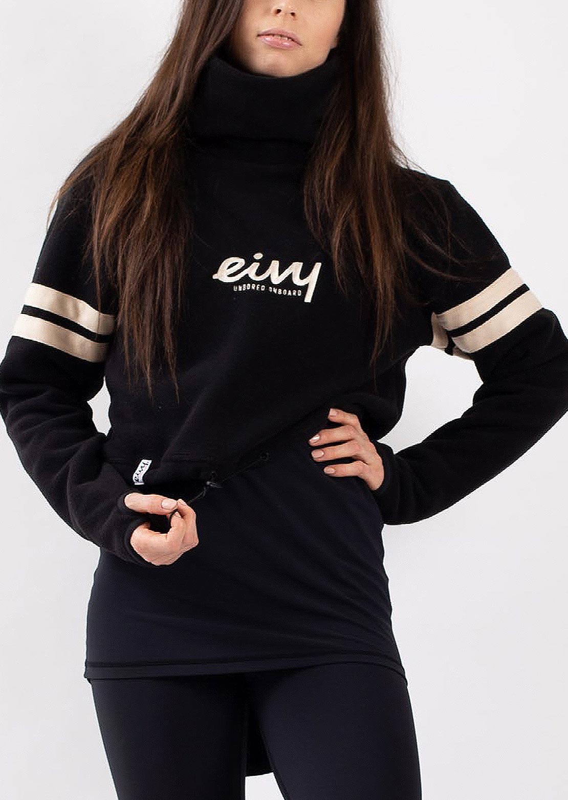Eivy Women&#39;s Peg Base Layer Cropped Fleece Team Black