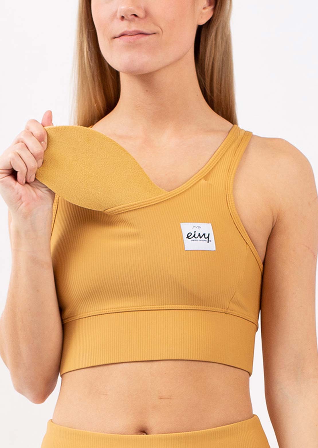 Eivy Women&#39;s Ridder Rib Sports Bra Faded Amber