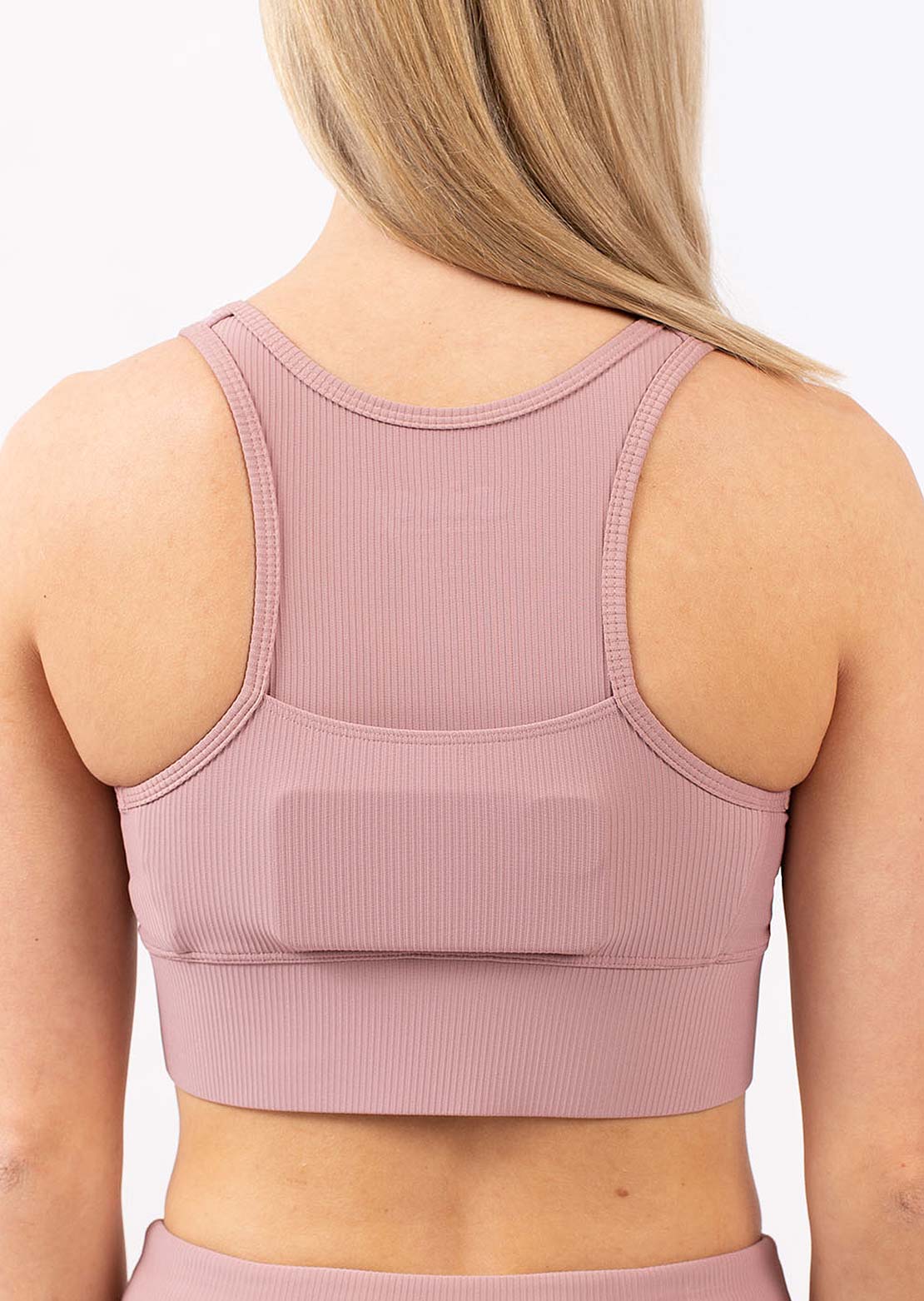 Eivy Women&#39;s Ridder Rib Sports Bra Faded Woodrose