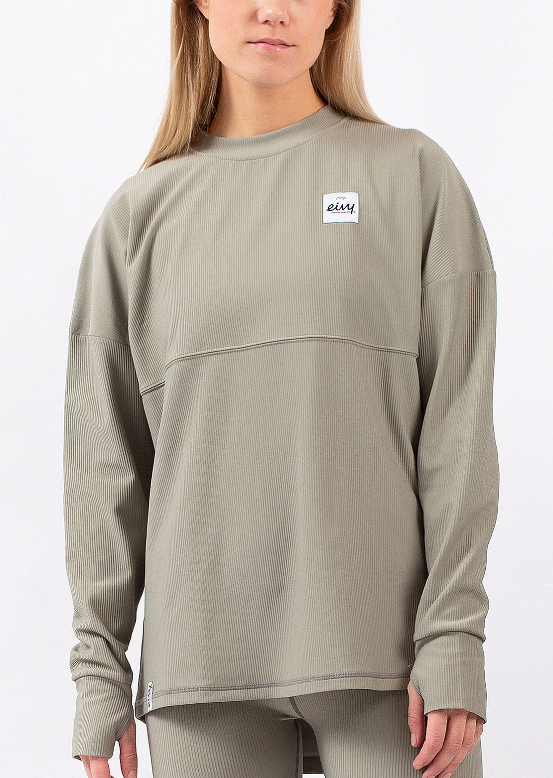Eivy Women's Venture Rib Base Layer Top Faded Oak