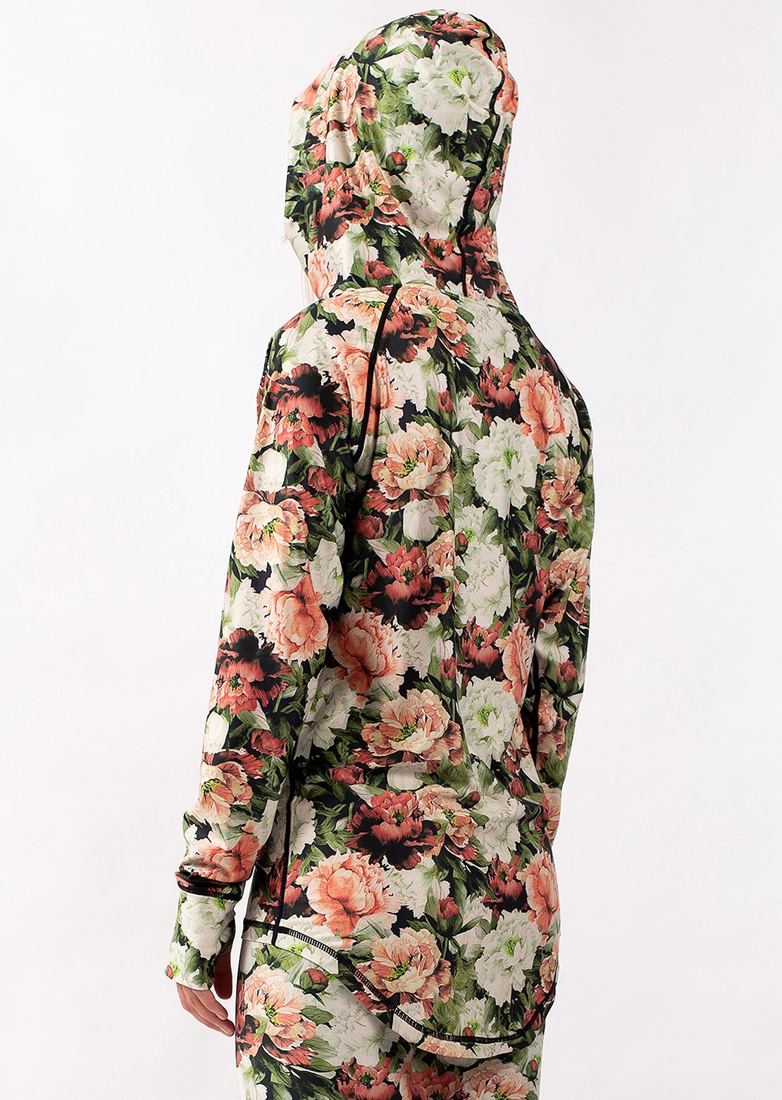 Eivy Women&#39;s Zip Base Layer Hood Top Autumn Bloom