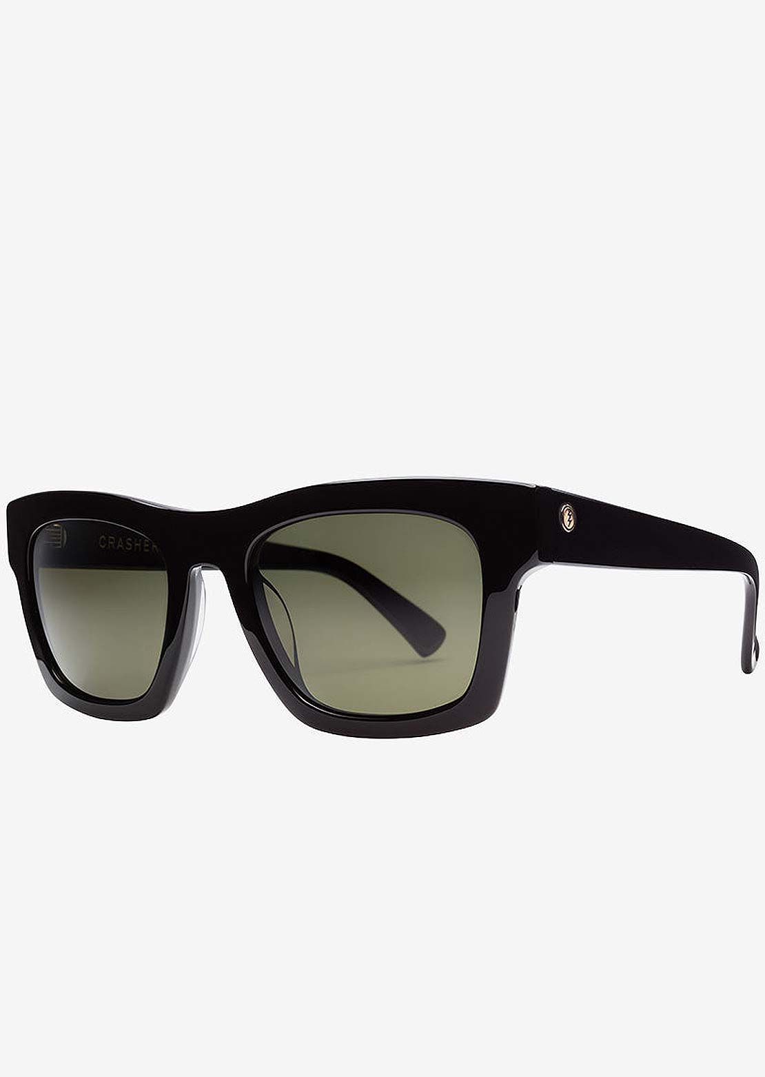 Electric Crasher 49 Polarized Sunglasses Gloss Black/Grey Polarized