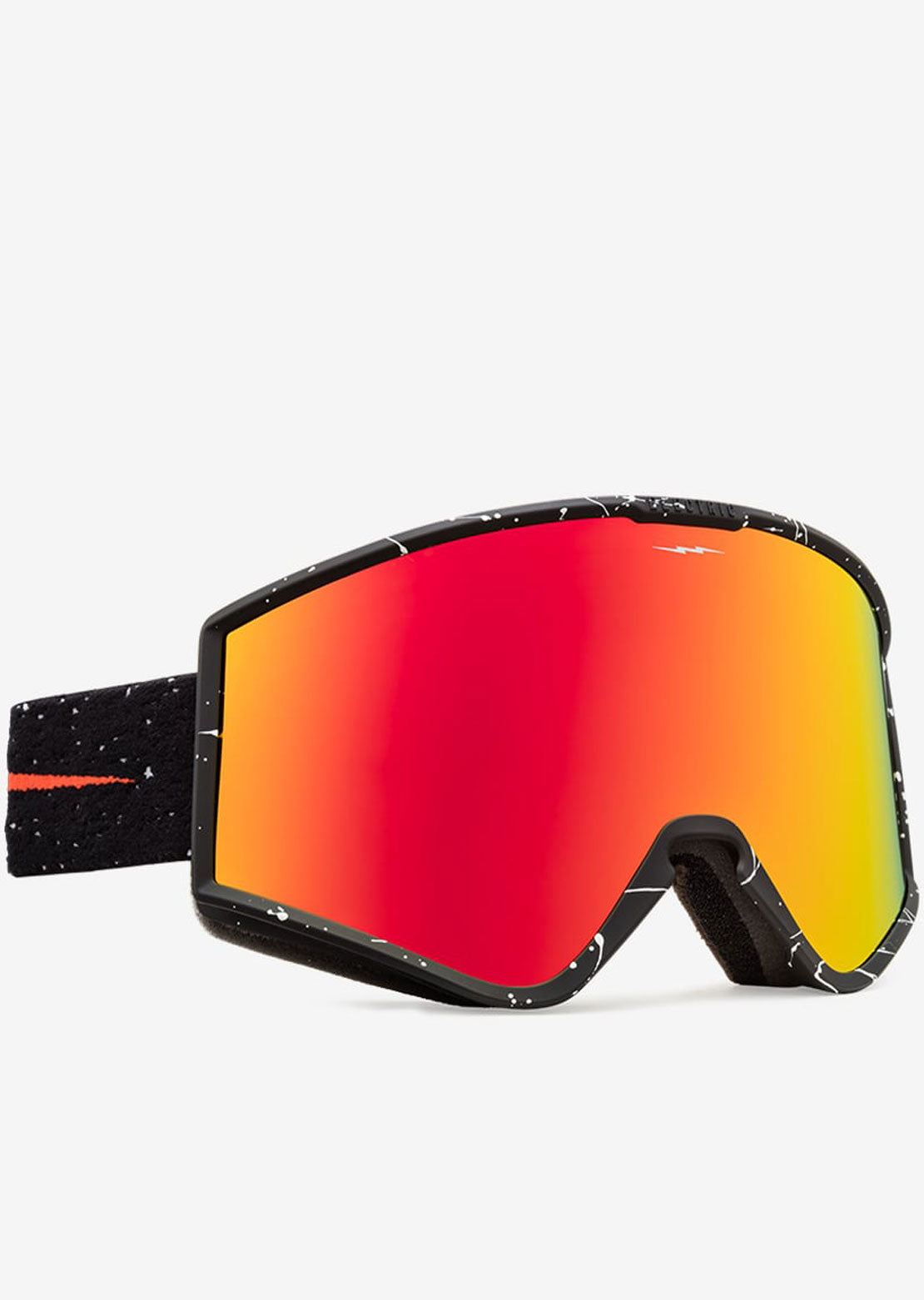 Electric Kleveland Snow Goggles Matte Speckled Black/Auburn Red